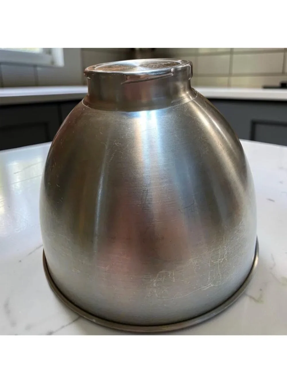 Vintage 1980s KitchenAid K45 Stainless Steel Mixing Bowl 4.5 Qt Korea NO HANDLE